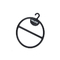 17*13cm Tahan Lama Hitam Oval Plastik Syal Gantungan Logo Disesuaikan