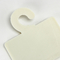 Pemegang Syal Plastik Persegi Panjang Putih Gantungan Logo Disesuaikan Closet Syal Organizer
