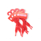 Gantungan Sabuk Plastik Logo Kustom Berwarna Merah Untuk Sabuk Peralatan Kuda Dua Cabang